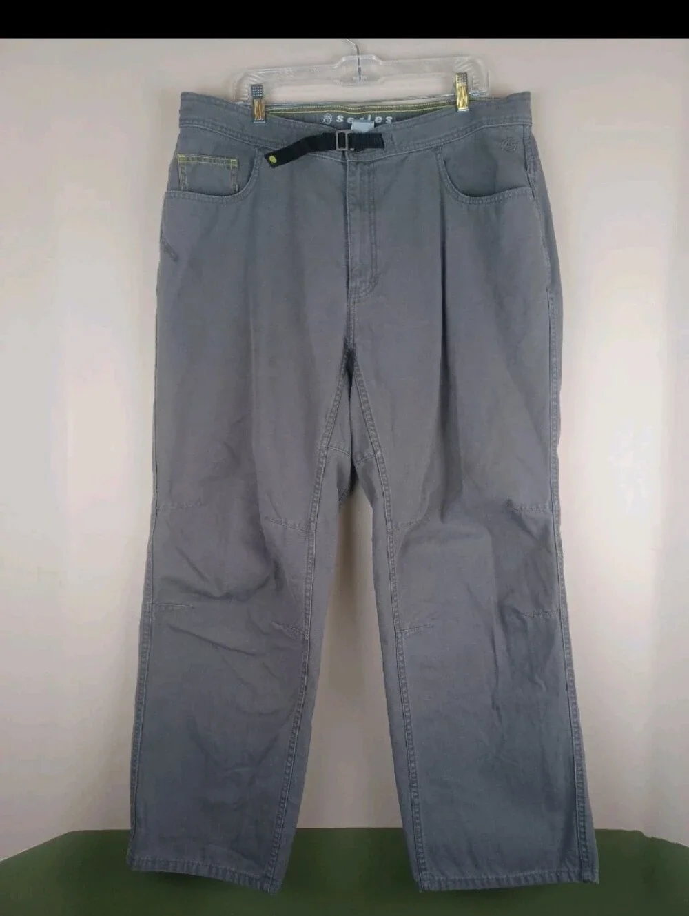 Vintage The North Face A5 Series Belted Canvas Pants Mens 38x30 Gray Articulated